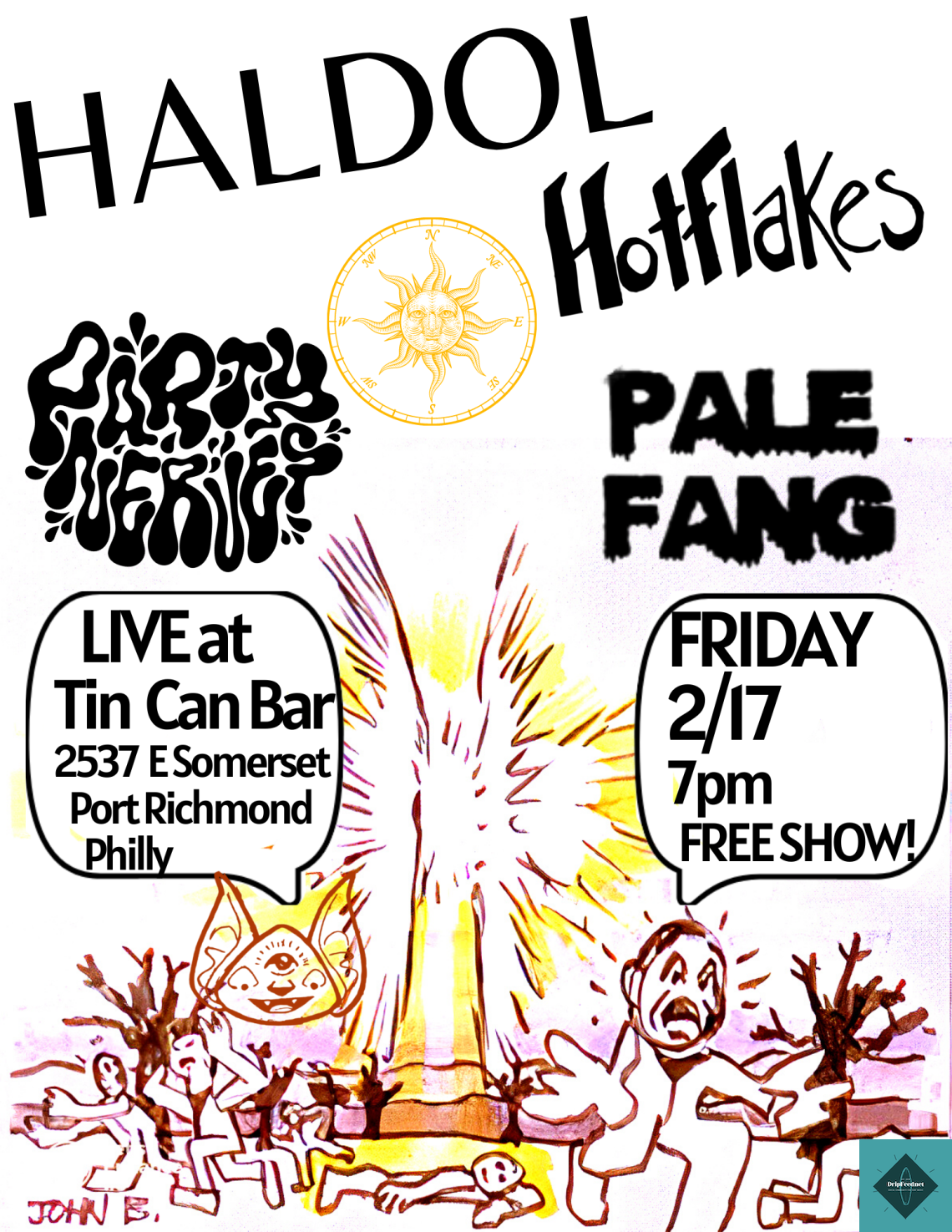 Haldol / Hotflakes / Party Nerves / Pale Fang