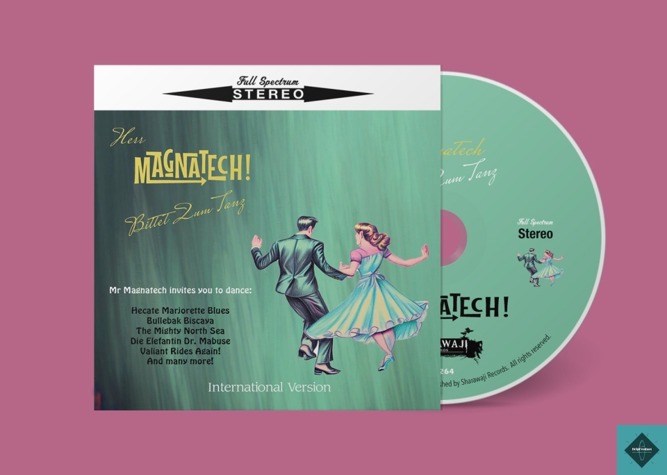 *** NOW SHIPPING *** SRW264 Magnatech - Herr Magnatech bittet zum Tanz (Jacket CD)Magnatech's 4th album provides you with an eclectic mix of stompers, ballads and twist tunes. From the Astronauts-like "Hecate" all the way to the sophisticated mid-tempo ballad "Blanche Monnier" you will embark on a journey that will lead you from the US to the UK, Netherlands, Germany, France and back to the Netherlands again all the while jumping  to the beat but with a little time to breathe and cool down during the ballads, which invite you to slow dance or just enjoy the melody. "Herr Magnatech bittet zum Tanz" is a collaboration with A Guy Who Owns An Organ and will keep you on the dancefloor whilst giving you also the chance to relax! We hope you enjoy it as much as we enjoyed making it!Buy it now: https://magnatech.bandcamp.com/album/herr-magnatech-bittet-zum-tanz#magnatech #sharawajirecords #tradsurf #partyep #stompers #netherlands #ireland #surfguitar #surfmusic #fenderjaguar #indorock #eurosurf #surf #instro #reverb #twang