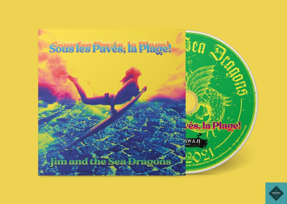 SRW213 Jim and the Sea Dragons  - Sous les Paves, la Plage! (Jacket CD)‘Sous les Pave, la Plage’ is a tribute to French instrumental bands from the early 1960’s. With influences ranging from Gypsy Jazz to Hank Marvin and the Shadows, the new CD is an exciting look in to the pre-Beatles instrumental music scene that was happening in France.Jim and the Sea Dragons are a guitar-centric Florida based combo with influences ranging from 60