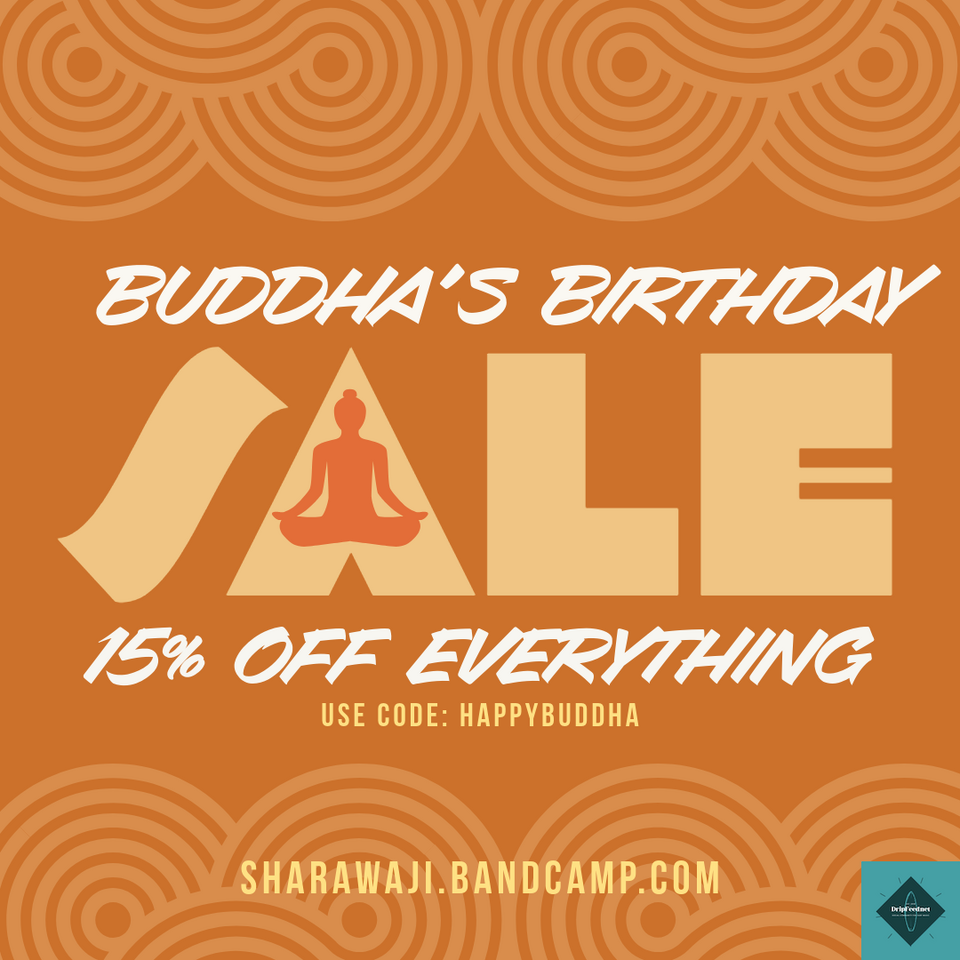 Happy Buddha’s Birthday! Achieve enlightenment by listening to a Buddha bowl of surf, zen and instro. Save 15% on all purchases with promo code happybuddha on checkout at the most enlightened http://Sharawaji.bandcamp.com Promo code valid until midnight on 16th of May 2024. Ohmmmmmmmmmmm. #sharawajirecords #surfmusic #surfvinyl #fenderjaguar #hallmarkguitars  #mosrite #ekoguitars  #surfguitar #surfguitar101 #dripfeed #surfrock #surfpunk #spaghettiwestern #eleki #surf #instro #reverb #twang