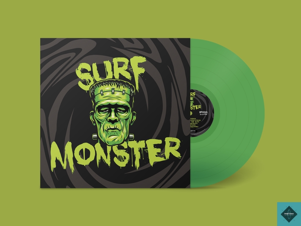 *** SHIPPING 10th November *** SRW181 Surf Monster (Tranluscent Green Vinyl LP)Celebrate the debut release from Surf Monster—San Francisco’s surf-rock and rumble party band! The trio